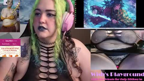 Snapshot of nevermakeawish chatting on 11-25-25, 08:47 Wishs Playground online show from 11-25-25, 08:47