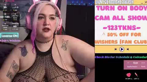 Snapshot of nevermakeawish chatting on 07-12-26, 09:55 Wishs Playground online show from 07-12-26, 09:55