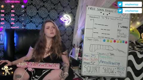 ArtsyHeartsyy online show from 12-10-24, 01:54