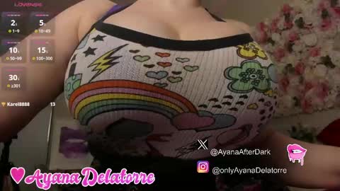Snapshot of queenayana chatting on 05-30-26, 06:16 Ayana Delatorre online show from 05-30-26, 06:16
