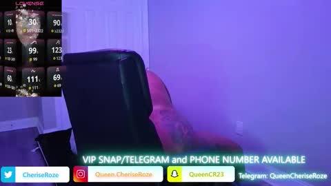 Queen Cherise Roze online show from 12-18-25, 08:37