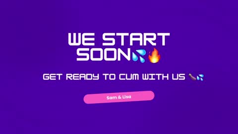 Snapshot of sam_and_lisa_ chatting on 07-16-26, 11:33 sam_and_lisa_ online show from 07-16-26, 11:33