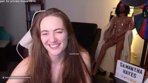Snapshot of samanthahayesxoxo chatting on 01-15-25, 03:00 The Real Samantha Hayes haha online show from 01-15-25, 03:00