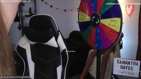 Snapshot of samanthahayesxoxo chatting on 02-18-25, 05:20 The Real Samantha Hayes haha online show from 02-18-25, 05:20