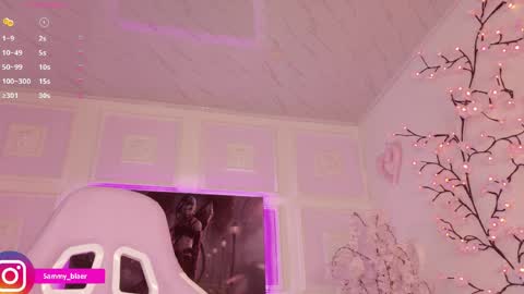 Snapshot of sammyblaer chatting on 05-14-26, 09:10 Samantha online show from 05-14-26, 09:10