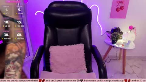 Snapshot of sampuckettbaby chatting on 10-17-25, 05:48 sampuckettbaby online show from 10-17-25, 05:48