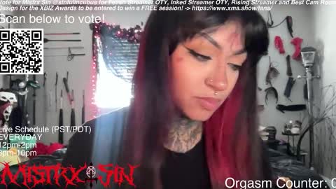 Snapshot of sinfulincubus chatting on 03-10-26, 07:41 Mistrx Sin online show from 03-10-26, 07:41