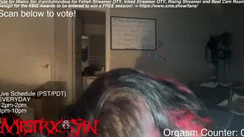 Snapshot of sinfulincubus chatting on 03-27-26, 03:56 Mistrx Sin online show from 03-27-26, 03:56