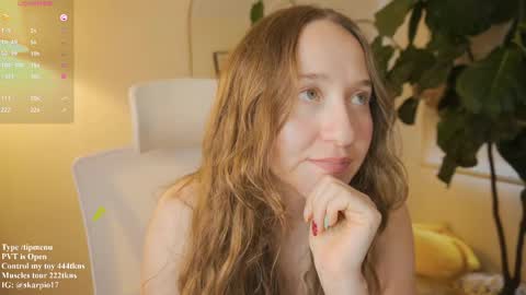 Snapshot of skarpio17 chatting on 05-18-26, 08:47 Im Scarlett ONLINE 5pm-10pm NYC time online show from 05-18-26, 08:47