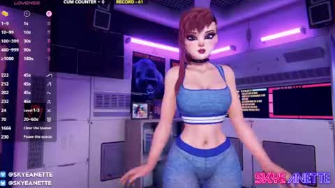 Snapshot of skyeanette chatting on 07-19-26, 01:09 SkyeAnette online show from 07-19-26, 01:09