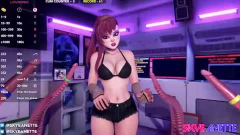 Snapshot of skyeanette chatting on 07-27-26, 01:23 SkyeAnette online show from 07-27-26, 01:23