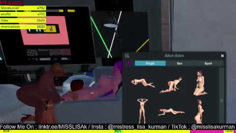  MISTRESS LISA  FIRST 3DXCHAT CAMGIRL   3dxchat anime gaming mistress domina online show from 10-08-25, 06:27