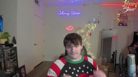 Snapshot of thejohnnystone chatting on 12-25-24, 01:20 Johnny Stone online show from 12-25-24, 01:20