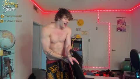 Snapshot of thejohnnystone chatting on 09-27-25, 12:15 Johnny Stone online show from 09-27-25, 12:15