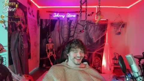 Snapshot of thejohnnystone chatting on 10-23-25, 12:21 Johnny Stone online show from 10-23-25, 12:21