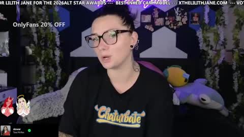 Snapshot of thelilithjane chatting on 06-02-26, 12:12 Lilith Jane online show from 06-02-26, 12:12