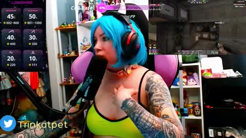 Snapshot of trinitykatze chatting on 03-26-26, 05:18 Trin Kat pet online show from 03-26-26, 05:18