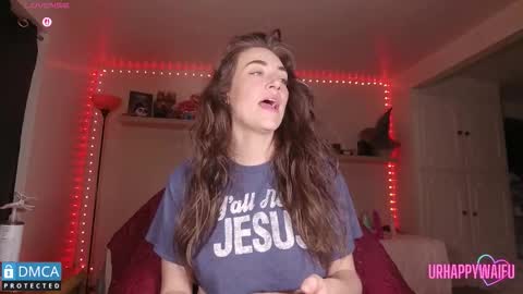 Snapshot of urhappywaifu chatting on 10-16-25, 12:22 kae online show from 10-16-25, 12:22