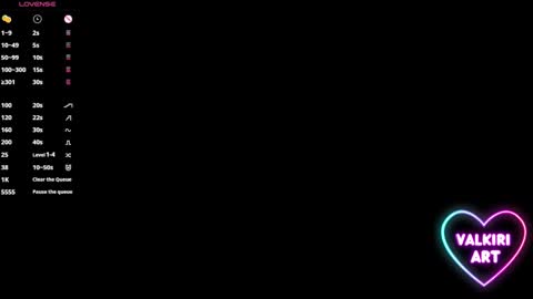 valkiriart online show from 02-14-25, 03:54