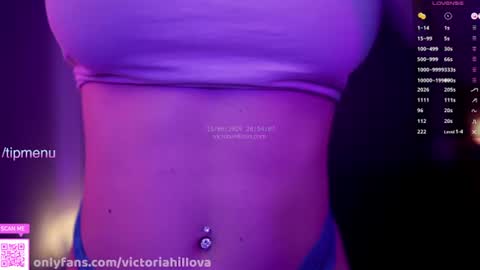 Snapshot of victoriahillova chatting on 06-15-26, 06:54 Victoria Hillova online show from 06-15-26, 06:54