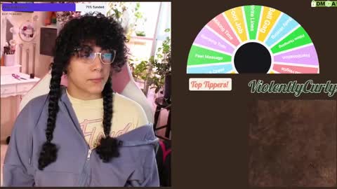 Snapshot of violentlycurly chatting on 12-31-24, 11:06 Curly the Coin Operated Toy online show from 12-31-24, 11:06