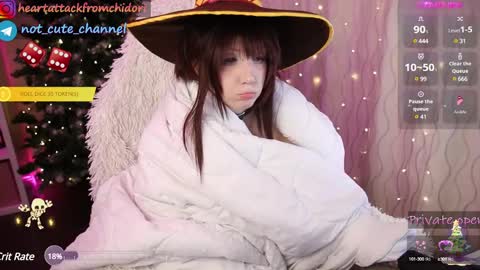 Snapshot of yourcutewaifu chatting on 12-16-24, 07:00 Lina Fansly online show from 12-16-24, 07:00