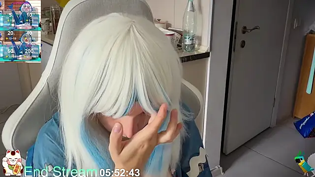 ShiroiFubuki online show from 07-07-26, 08:51