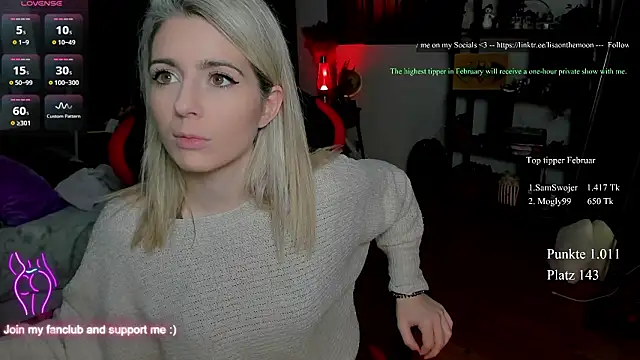 Snapshot of Lisaonthemoon chatting on 02-05-26, 09:41 Lisaonthemoon online show from 02-05-26, 09:41