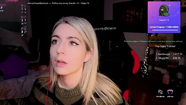 Snapshot of Lisaonthemoon chatting on 02-07-26, 03:27 Lisaonthemoon online show from 02-07-26, 03:27