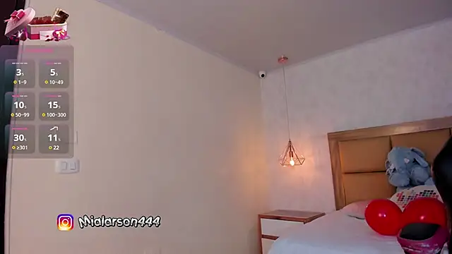 Snapshot of LARSONMIA chatting on 02-14-25, 12:14 LARSONMIA online show from 02-14-25, 12:14