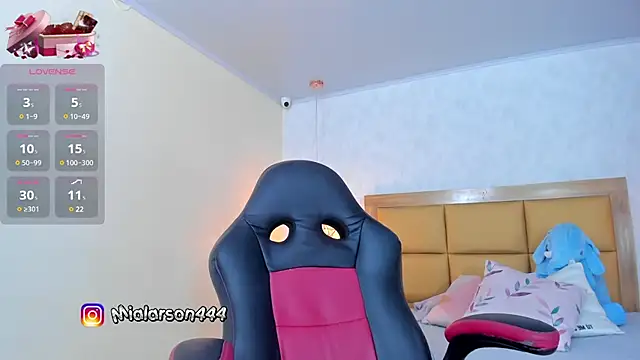 Snapshot of LARSONMIA chatting on 02-18-25, 12:06 LARSONMIA online show from 02-18-25, 12:06