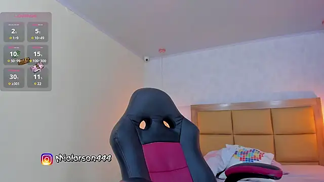 Snapshot of LARSONMIA chatting on 03-15-25, 12:24 LARSONMIA online show from 03-15-25, 12:24