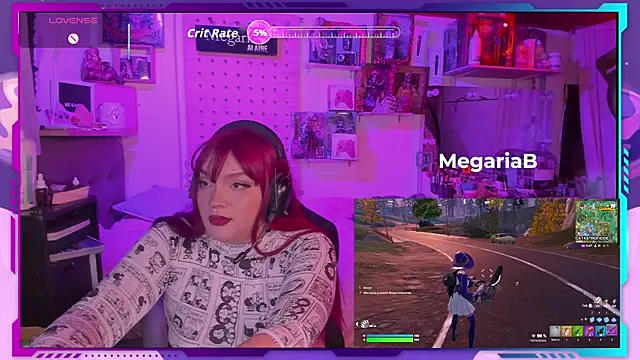 Snapshot of MegariaB chatting on 10-19-25, 04:24 MegariaB online show from 10-19-25, 04:24