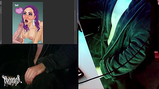 Snapshot of DrenchedArt chatting on 12-23-24, 07:41 DrenchedArt online show from 12-23-24, 07:41