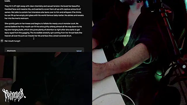 Snapshot of DrenchedArt chatting on 03-18-25, 09:10 DrenchedArt online show from 03-18-25, 09:10