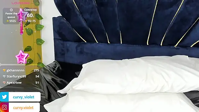 CurvyViolet online show from 01-24-25, 06:04