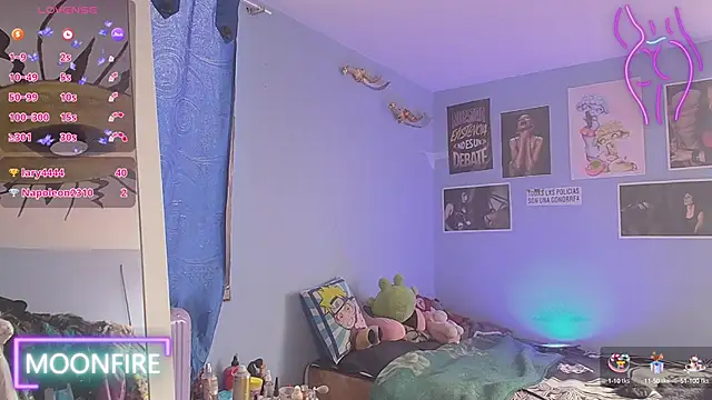 Snapshot of moonfiredancer chatting on 01-24-25, 04:39 moonfiredancer online show from 01-24-25, 04:39