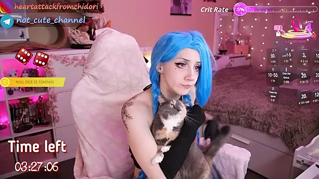 Snapshot of yourcutewaifu chatting on 10-15-25, 12:44 yourcutewaifu online show from 10-15-25, 12:44