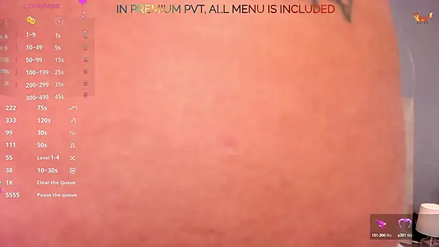 Snapshot of FoxxyClarise chatting on 10-03-25, 07:55 FoxxyClarise online show from 10-03-25, 07:55