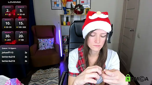 Snapshot of FrancescaCollins chatting on 12-27-24, 12:01 FrancescaCollins online show from 12-27-24, 12:01