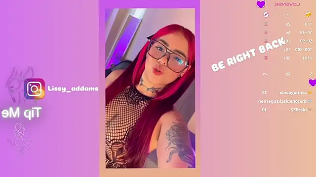 Lissy  Addams online show from 02-01-25, 10:34