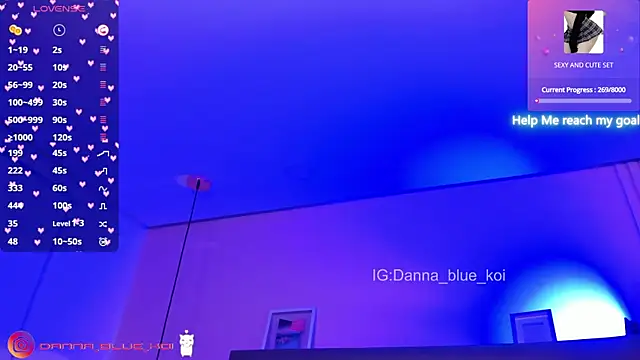 blue koi online show from 01-28-25, 07:22