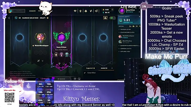 Snapshot of SassyKittyn chatting on 03-17-25, 07:02 SassyKittyn online show from 03-17-25, 07:02