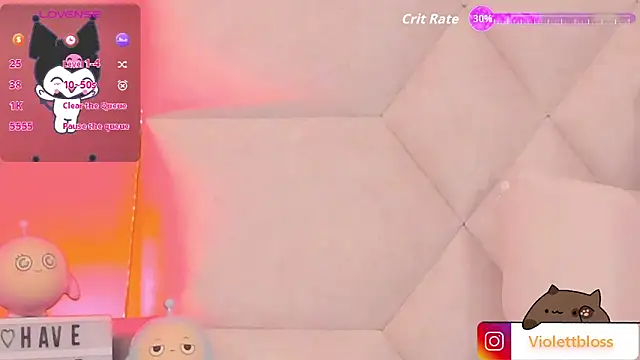 Violettbloss online show from 10-16-25, 03:18