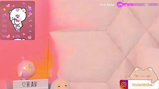 Violettbloss online show from 10-29-25, 03:09