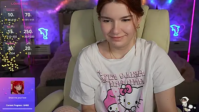 Snapshot of RedShinee chatting on 01-31-25, 05:19 RedShinee online show from 01-31-25, 05:19