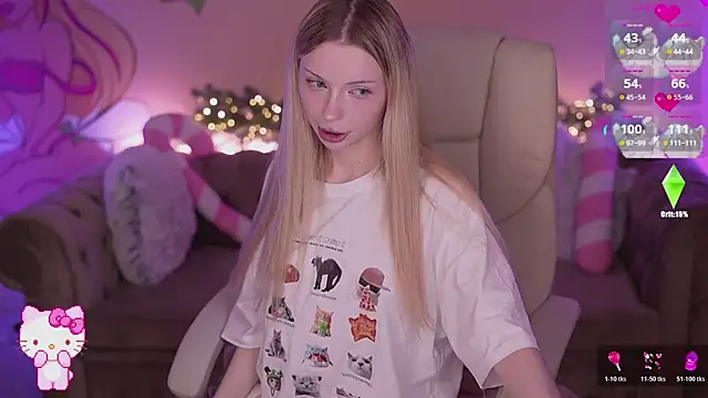 Snapshot of EviStar chatting on 12-18-25, 08:31 EviStar online show from 12-18-25, 08:31