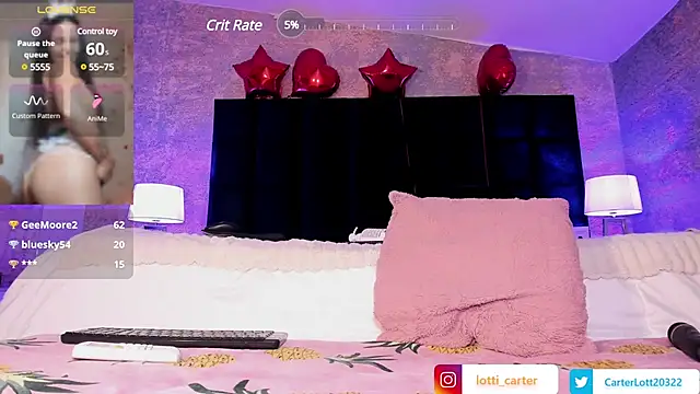 LottiCarter online show from 02-20-25, 08:17