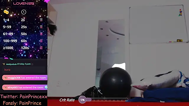 pain princee online show from 12-16-24, 06:27