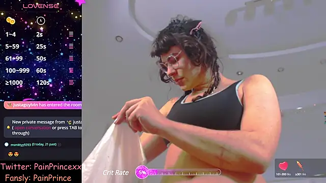 pain princee online show from 01-17-25, 03:32